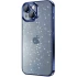 TPU+PC чохол з блискітками на Apple iPhone 14 (6.1") – Dark Blue. Фото 1 з 9