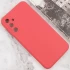 Цветной силиконовый чехол с защитой камеры для Samsung Galaxy A35 – Красный / Camellia. Фото 2 из 3