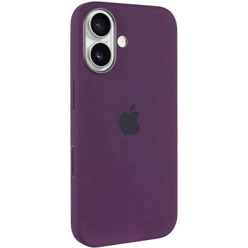 Силиконовый чехол ААА with Magsafe connection для Apple iPhone 16 Plus – Plum. Фото 1 из 7