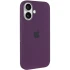 Силиконовый чехол ААА with Magsafe connection для Apple iPhone 16 Plus – Plum. Фото 1 из 7