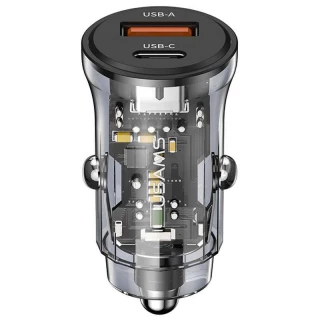 АЗУ Usams US-CC164 C32 30W 2 Ports A+C фото 1 АЗУ Usams US-CC164 C32 30W 2 Ports A+C фото 1 из 1