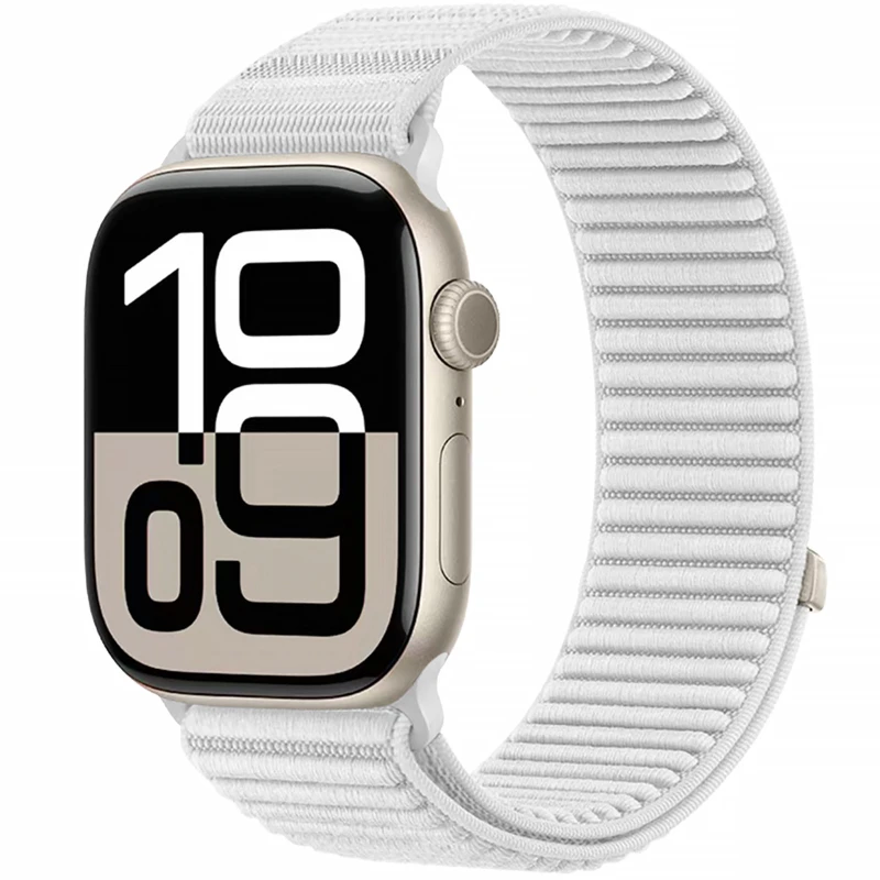 Ремінець Magic Sport Loop для Apple Watch 38/40/41/42mm(ser.10) – White. Фото 1 з 1