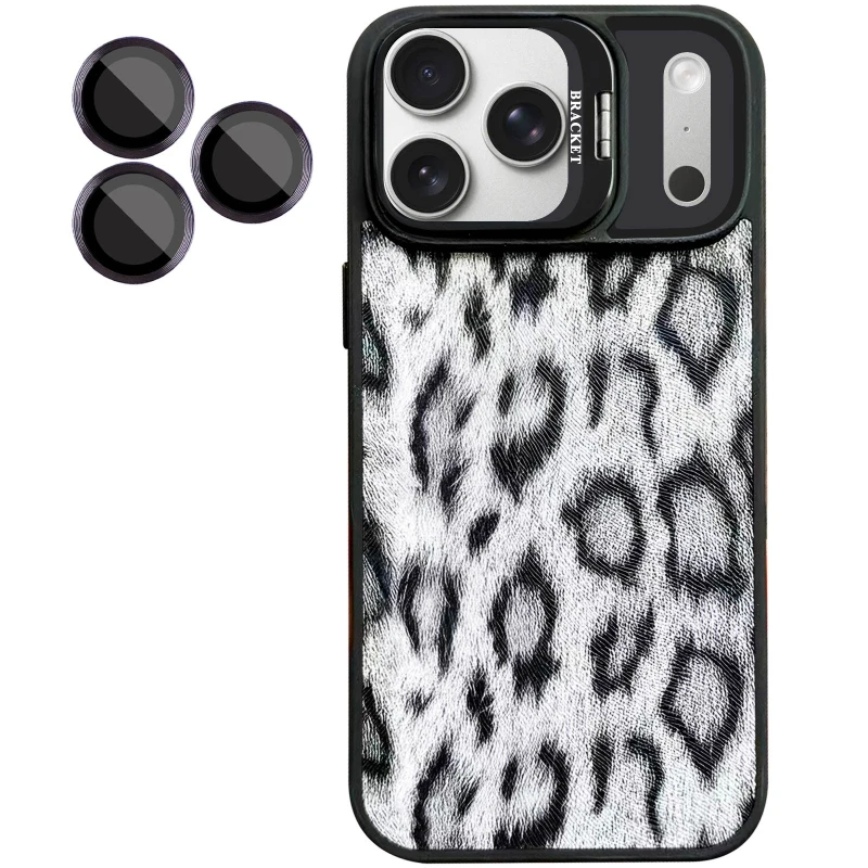 Чохол TPU+PC Wild Leopard with MagSafe and Lens для Apple iPhone 17 Air (6.5") – Black. Фото 5 з 6
