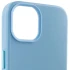 Кожаный чехол Leather Case с MagSafe для Apple iPhone 12 Pro Max (6.7") – Blue. Фото 7 из 9