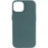 Шкіряний чохол Silicone Case Soft з MagSafe на Apple iPhone 14 (6.1") – Pine green. Фото 2 з 8