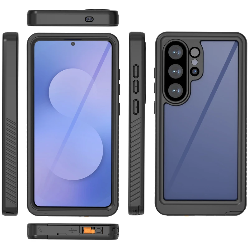 Shellbox водонепроникний чохол на Samsung Galaxy S26 Ultra – Чорний. Фото 4 з 4