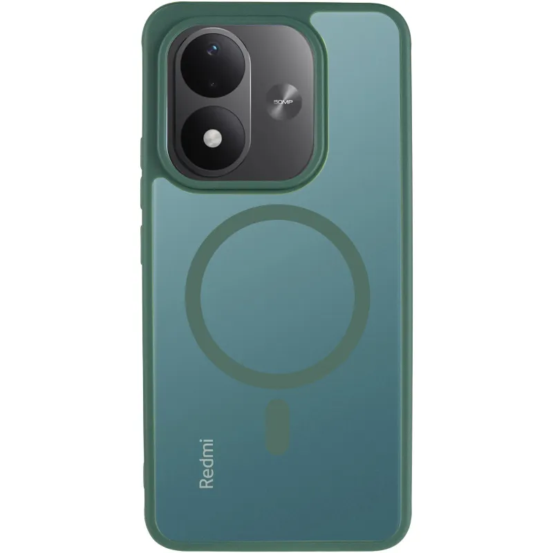 Чохол TPU Bloom with Magnetic Fit для Xiaomi Redmi Note 17 – Green. Фото 2 з 6