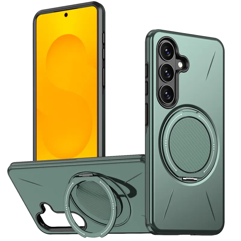 TPU+PC чохол Kalebol Magnetic Case для Samsung Galaxy A57 5G – Grey Green. Фото 2 з 3