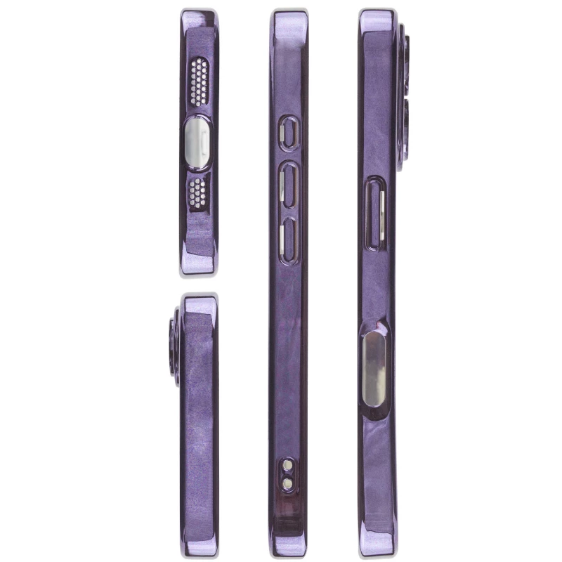 Хромовий TPU чохол з MagSafe на Apple iPhone 16 – Purple. Фото 3 з 9