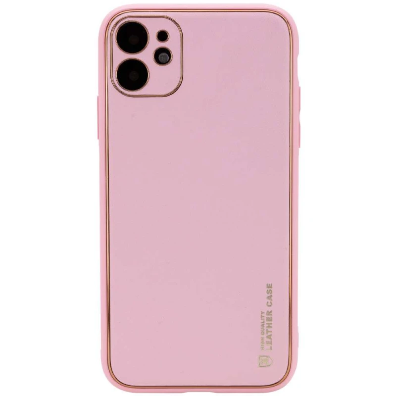 

Шкіряний чохол Xshield на Apple iPhone 12 (6.1") (Рожевий / Pink)