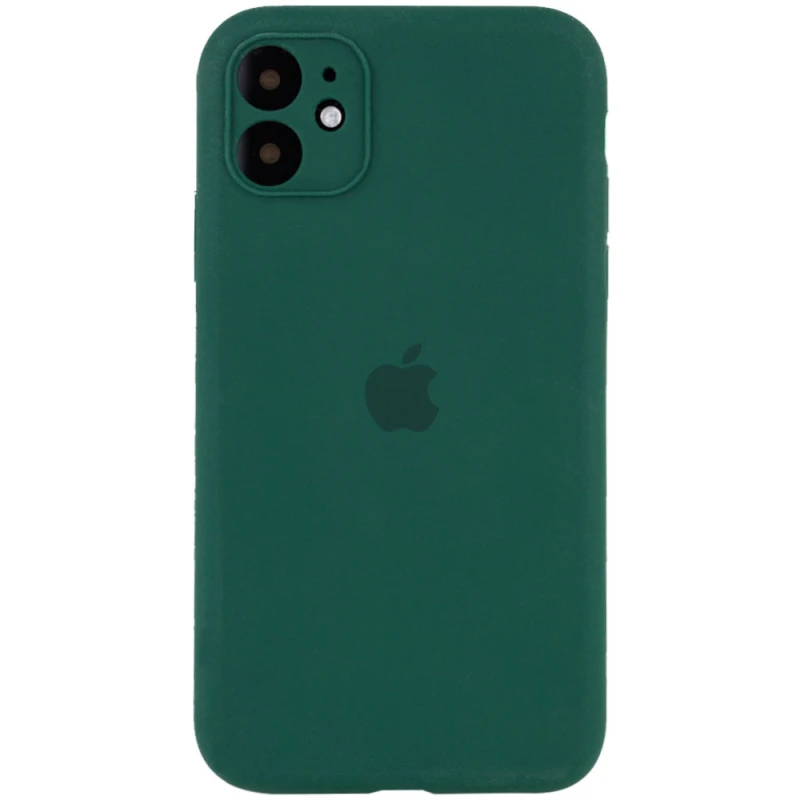 Чохол Silicone Case з захистом камери на Apple iPhone 17 Pro Max (6.9") – Зелений / Army green. Фото 1 з 1