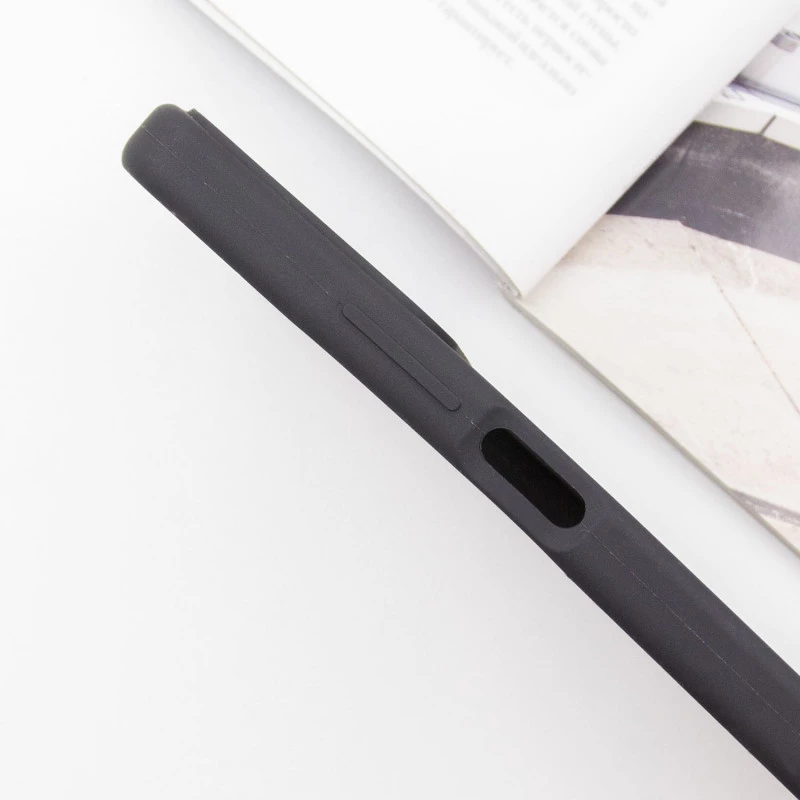 Чехол Silicone Case Lakshmi Plus с закрытой камерой для Realme Note 50 5G – Черный / Black. Фото 4 из 5