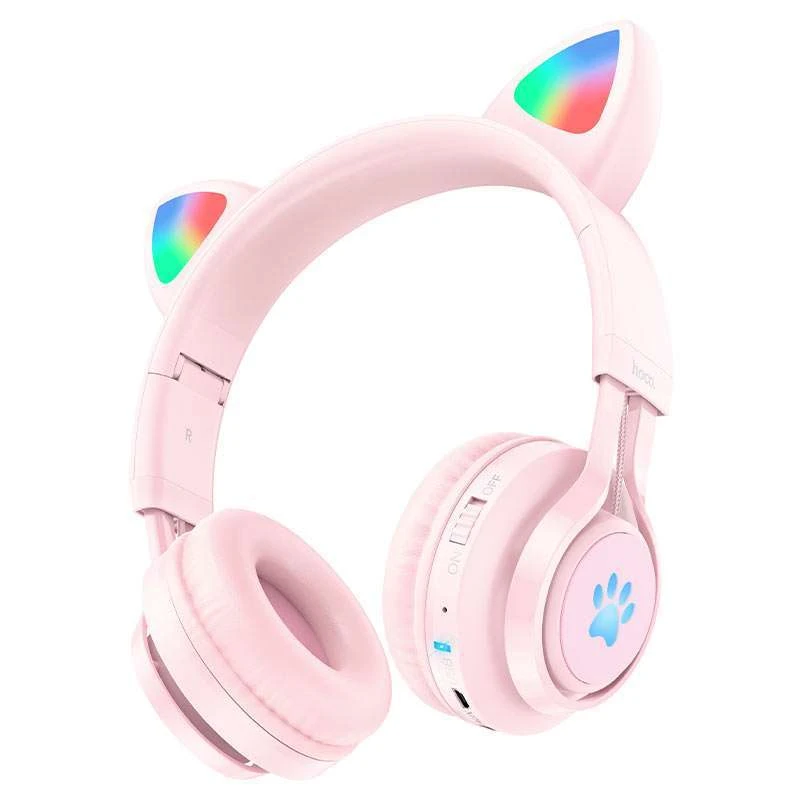 

Наушники Hoco W39 Cat ear (Pink)