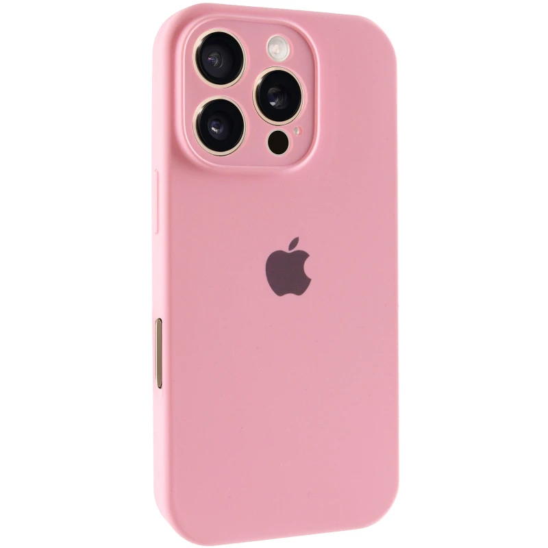 Чохол Silicone Case з захистом камери на Apple iPhone 16 Pro – Рожевий / Light pink. Фото 2 з 6