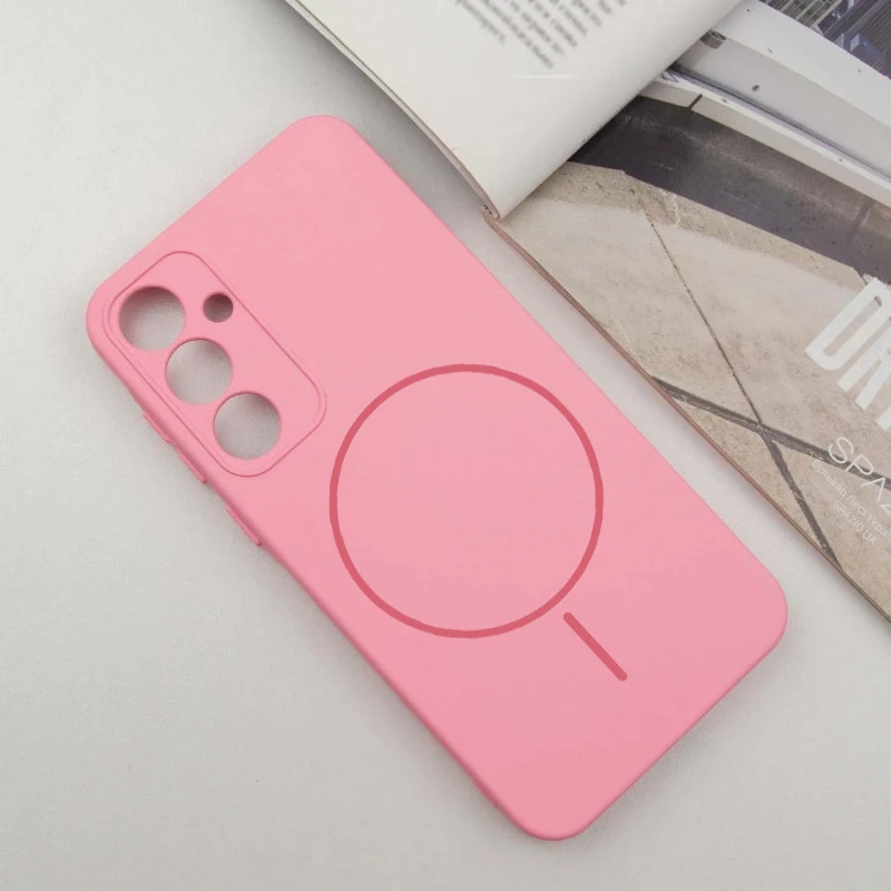 Чохол Silicone Cover Lakshmi Full Camera (AA) with Magnetic Fit для Samsung Galaxy S25 Edge – Рожевий / Light pink. Фото 3 з 6