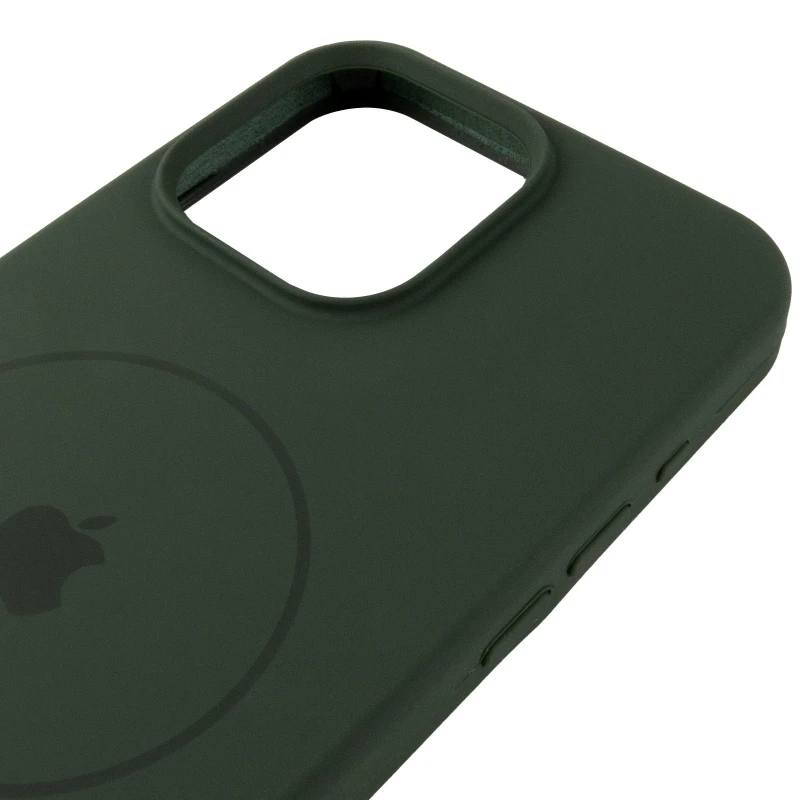 Чехол Silicone Case Full Protective (AA) V2 with MagSafe для Apple iPhone 11 Pro Max (6.5") – Зеленый / Cyprus Green. Фото 5 из 6