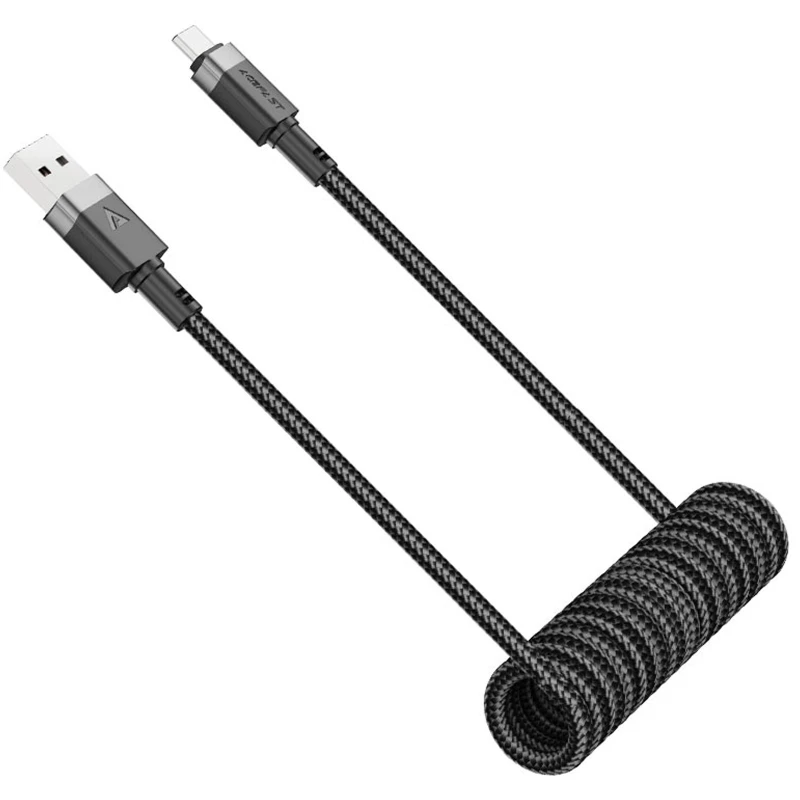 Дата кабель Acefast C14-04 USB to Type-C 3A (1.2m) – Black. Фото 5 з 6