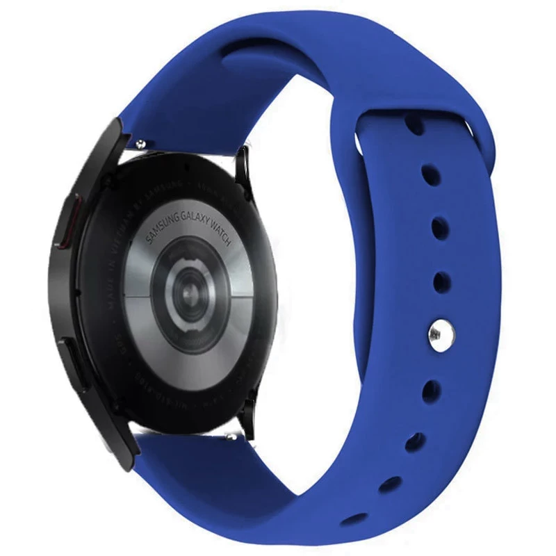 

Силіконовий ремінець Sport для Smart Watch 20mm (Синій / Shiny blue)