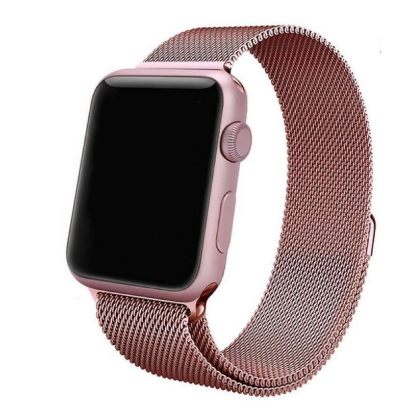 Ремінець Milanese Loop Design для Apple watch 42mm/44mm – Rose Gold. Фото 3 з 4