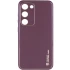 Шкіряний чохол Xshield на Samsung Galaxy S24+ – Бордовий / Plum Red. Фото 1 з 5