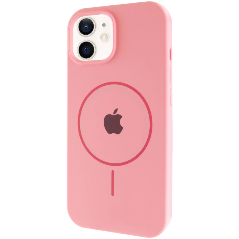 Чохол Silicone Armor Max with MagSafe для Apple iPhone 11 (6.1") – Рожевий / Light pink. Фото 3 з 9