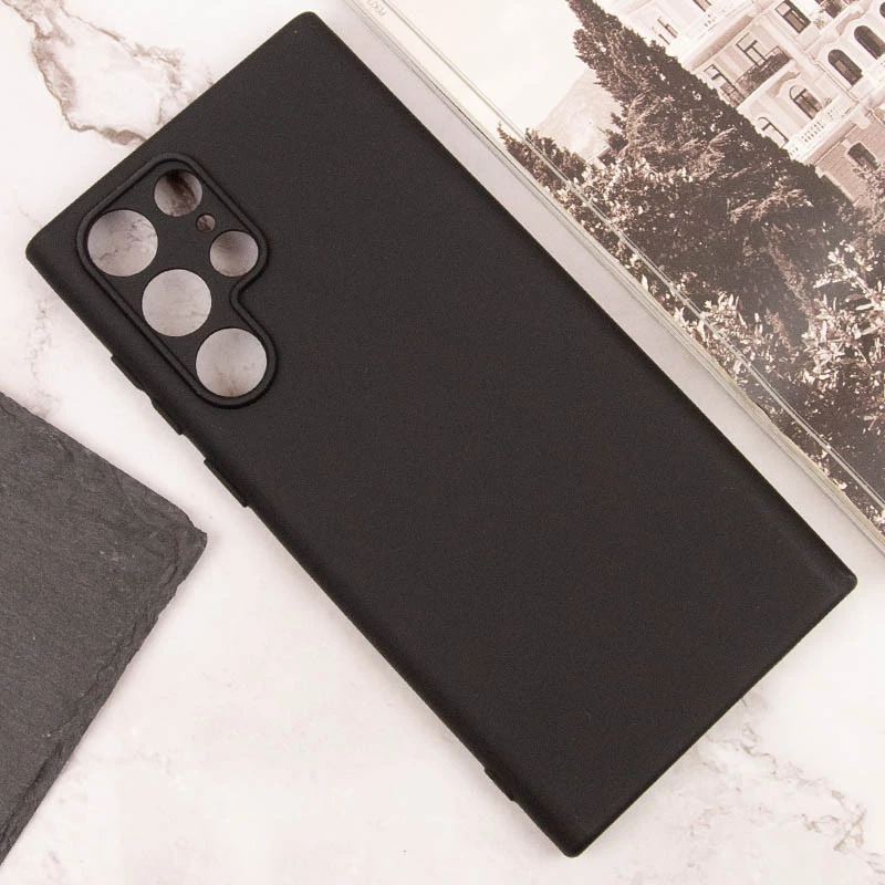 Чехол Silicone Case Lakshmi Plus с закрытой камерой для Samsung Galaxy S25 Ultra – Черный / Black. Фото 5 из 7