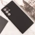 Кольоровий силіконовий чохол GETMAN із закритою камерою для Samsung Galaxy S24 Ultra – Чорний / Black. Фото 5 з 7