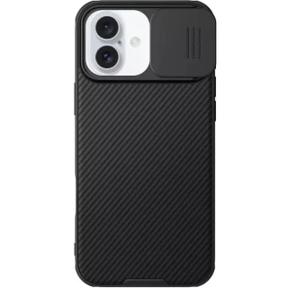 Карбоновая накладка Nillkin Pro со шторкой для камеры для Apple iPhone 16 фото 1 Карбоновая накладка Nillkin Pro со шторкой для камеры для Apple iPhone 16 фото 1 из 2