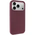 Чохол Silk (AA) NO LOGO with Magnetic Fit для Apple iPhone 17 Pro (6.3") – Бордовий / Plum. Фото 1 з 6