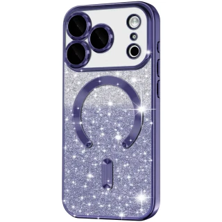 Чохол з блискітками, захисними лінзами на камеру та MagSafe на Apple iPhone 17 Pro (6.3") фото 1 з 1