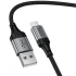 Дата кабель Hoco X121 Nuevo USB to MicroUSB 2.4A (1.5m) – Black. Фото 6 из 7