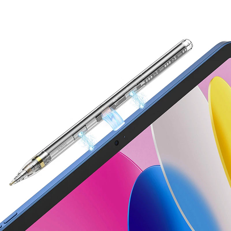 Стилус Hoco GM110 Transparent Explore active pad dedicated – Transparent black. Фото 3 з 6