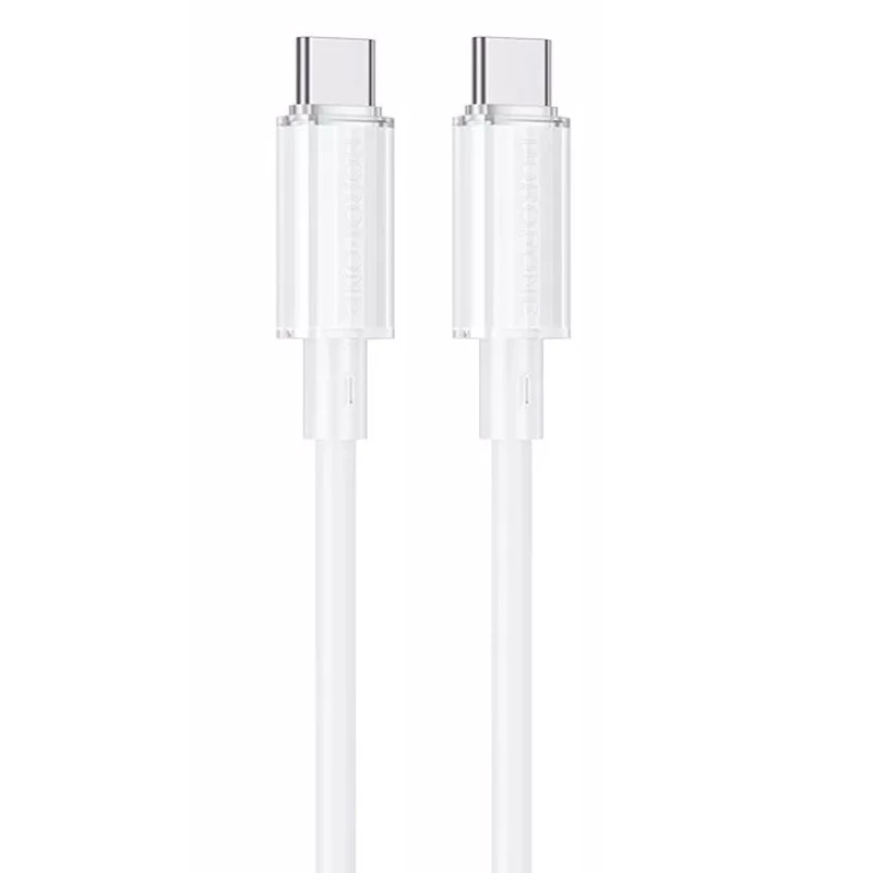 Дата кабель Borofone BX112 Lemon Type-C to Type-C 60W (1m) – White. Фото 1 з 5