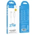 Дата кабель Hoco X115 Surpass Type-C to Lightning 27W (1m) – White. Фото 5 з 5