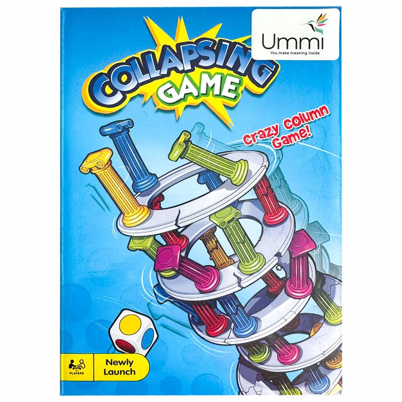 Настільна інтерактивна гра Ummi 707-59 Collapsing Tower Game – Blue. Фото 4 з 6