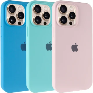 Чехол Silicone Case с закрытым низом для Apple iPhone 14 Pro (6.1")
