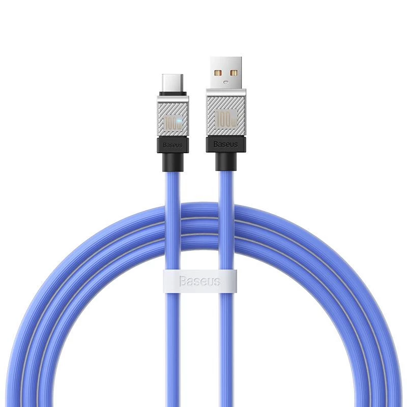 

Дата кабель Baseus CoolPlay Series USB to Type-C 100W (1m) (CAKW00060) (Blue)