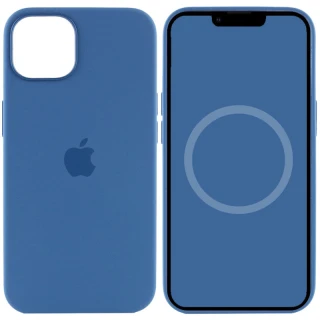 Чехол Silicone case (AAA) with Magsafe and Animation для Apple iPhone 13 (6.1") фото 1 из 7
