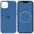 Чехол Silicone case (AAA) with Magsafe and Animation для Apple iPhone 13 (6.1") – Синий / Blue Jay. Фото 1 из 7