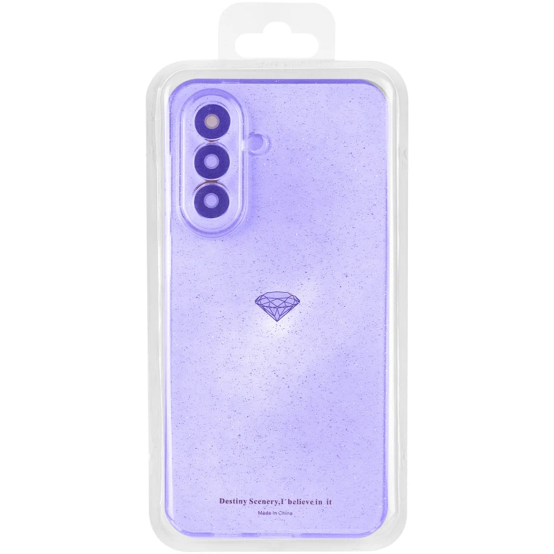 Блискучий силіконовий чохол на Samsung Galaxy A56 5G – Purple. Фото 9 з 16