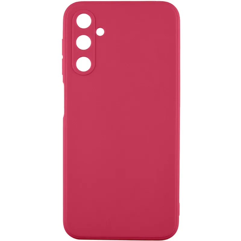 Цветной силиконовый чехол с защитой камеры для Samsung Galaxy A16 4G/5G – Бордовый / Burgundy. Фото 2 из 2