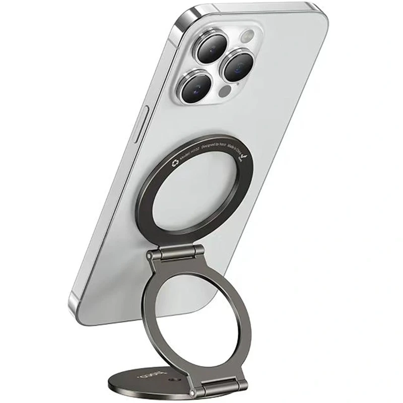 Магнітний тримач Hoco H102 Whale (multi-scene) – Metal grey. Фото 5 з 6