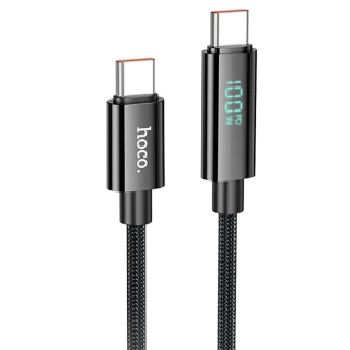 Дата кабель Hoco U125 Benefit 100W Type-C to Type-C (1.2m) фото 1 з 6