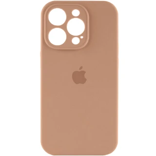 Чехол Silicone Case с защитой камеры для Apple iPhone 17 Pro (6.3") — Бежевый / Desert Gold