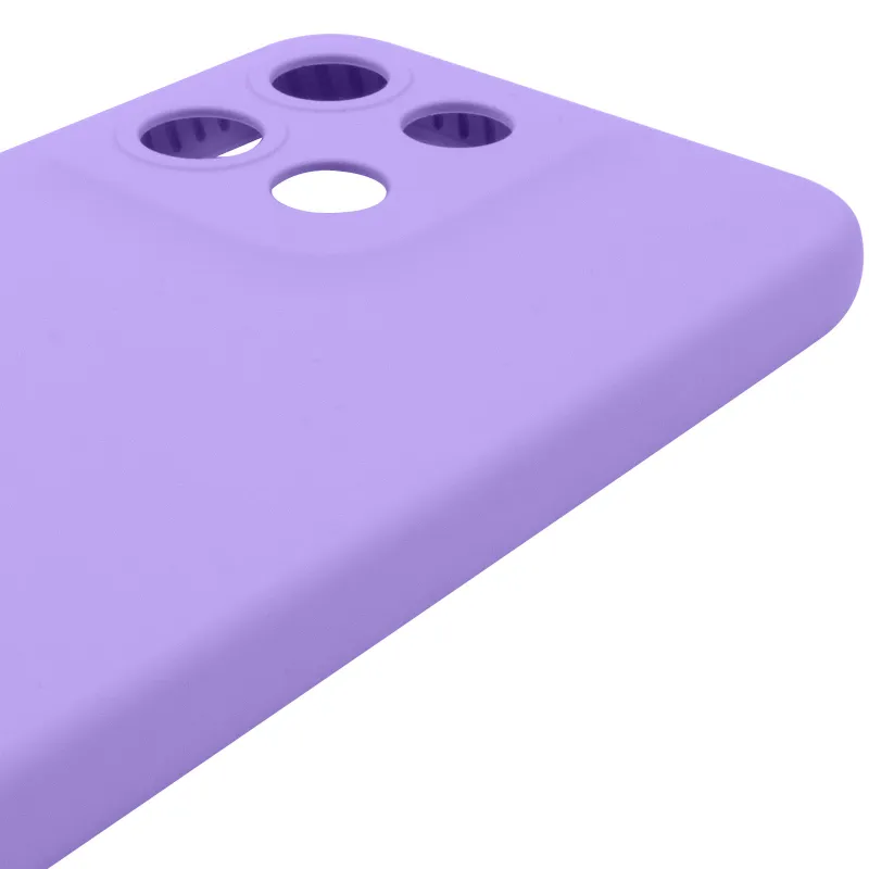 Чехол Silicone Case Lakshmi Premium з закритою камерою на Motorola Moto G15 4G – Сиреневый / Dasheen. Фото 7 из 8