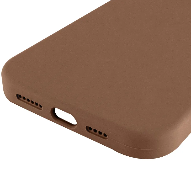 Чехол Silk Full Protective (AA) NO LOGO для Apple iPhone 16 Pro Max – Коричневый / Brown. Фото 6 из 6