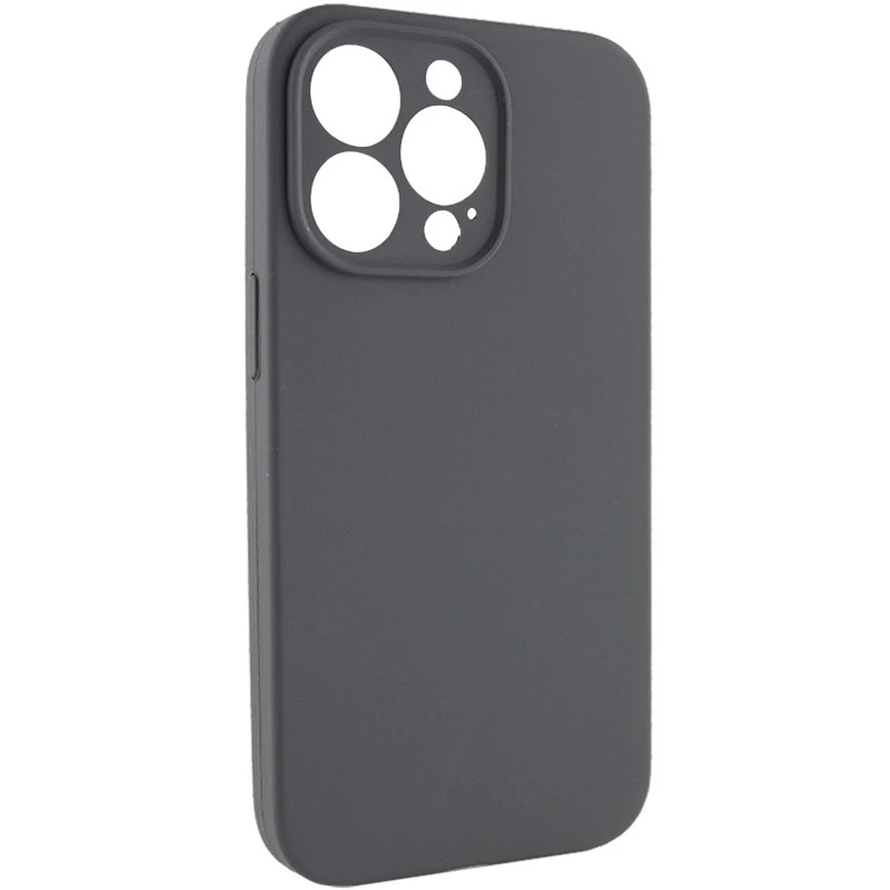 Чехол Silk Full Camera Protective (AA) NO LOGO для Apple iPhone 15 Pro Max (6.7") – Серый / Dark Gray. Фото 3 из 11