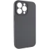 Чехол Silk Full Camera Protective (AA) NO LOGO для Apple iPhone 15 Pro Max (6.7") – Серый / Dark Gray. Фото 3 из 11