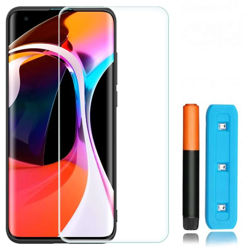 

3D захисне скло Mocolo з УФ лампою на Xiaomi Mi 10 / Mi 10 Pro (Прозорий)