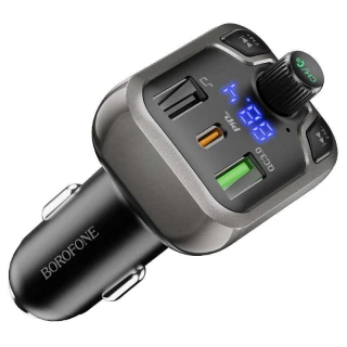 АЗП FM-модулятор Borofone BC38 Flash Energy PD20W+QC3.0 фото 1 з 1